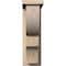 Ekena Millwork Ridgewood Smooth Corbel w/Backplate, Douglas Fir, 5 1/2"W x 14"D x 18"H COR06X14X18RID01SDF - alternate 2
